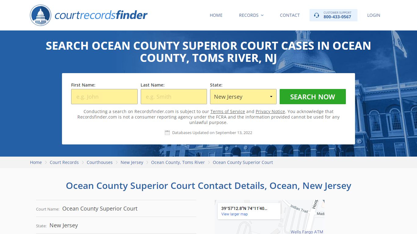 Ocean County Superior Court Case Search - RecordsFinder